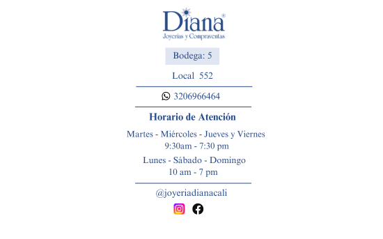 CHIPICHAPE - DIANA JOYERIAS Y COMPRAVENTAS